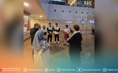 Upacara Menyambut Kepulangan Kontinjen NBD Rombongan Teqball dari 6th Asian Beach Games Sanya, China