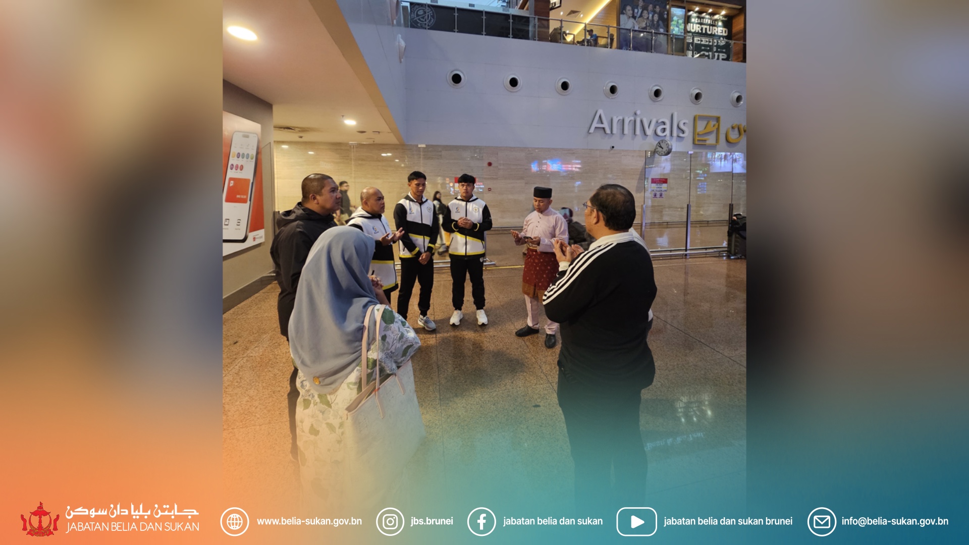 Upacara Menyambut Kepulangan Kontinjen NBD Rombongan Teqball dari 6th Asian Beach Games Sanya, China