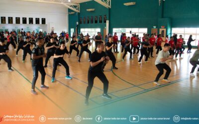 Aktiviti Senamrobik Dewan Serbaguna Kem Latihan PKBN, Batu Apoi, Temburong