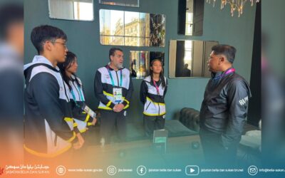Lawatan Menteri Kebudayaan, Belia Dan Sukan Ke Tempat Latihan Atlet Angkat Berat Dan Olahraga Serta Penginapan Atlet Renang