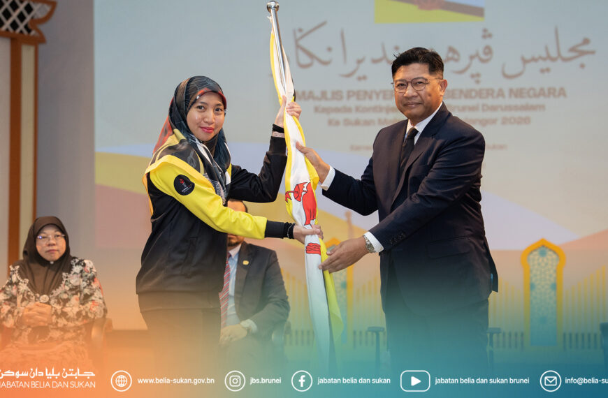 Majlis Penyerahan Bendera Negara Kepada Kontinjen Negara Brunei Darussalam  Ke Sukan Malaysia Xxii, Selangor 2026
