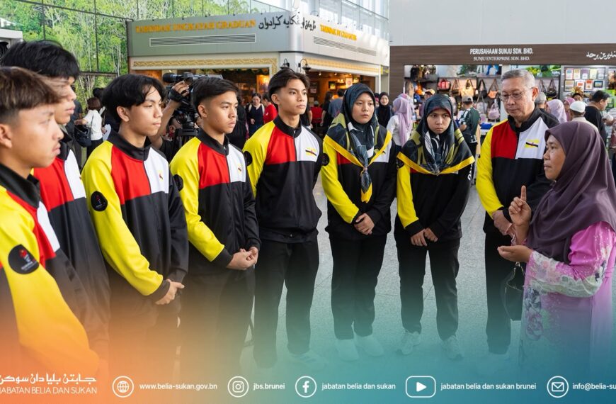 Upacara Selamat Belayar Rombongan Kelima Kontinjen Negara Brunei Darussalam Ke Sukan Malaysia Xxii, Selangor 2026