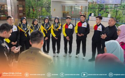 Upacara Selamat Belayar Rombongan Keenam Kontinjen Negara Brunei Darussalam Ke Sukan Malaysia XXII Selangor 2026