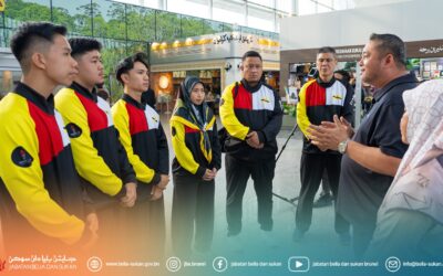 Upacara Selamat Belayar Rombongan Terakhir Kontinjen Negara Brunei Darussalam Ke Sukan Malaysia Xxii, Selangor 2026